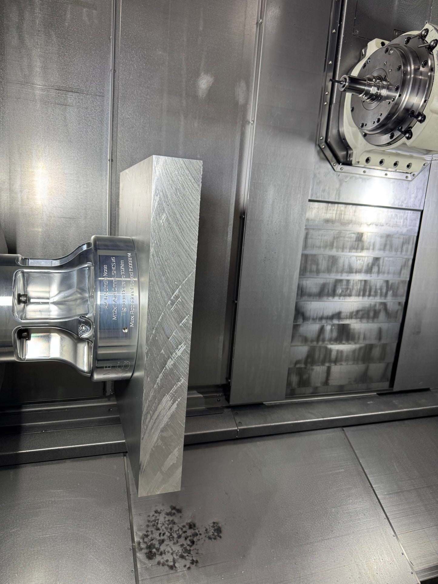 Machining Table for A2-6 Spindle Nose